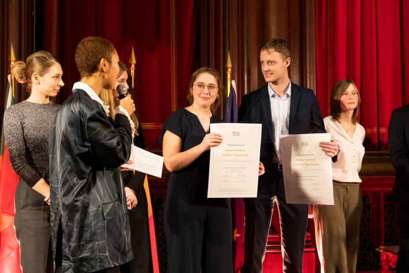 Emma Coene & Frédéric Claerhoudt win the Eos Prize
